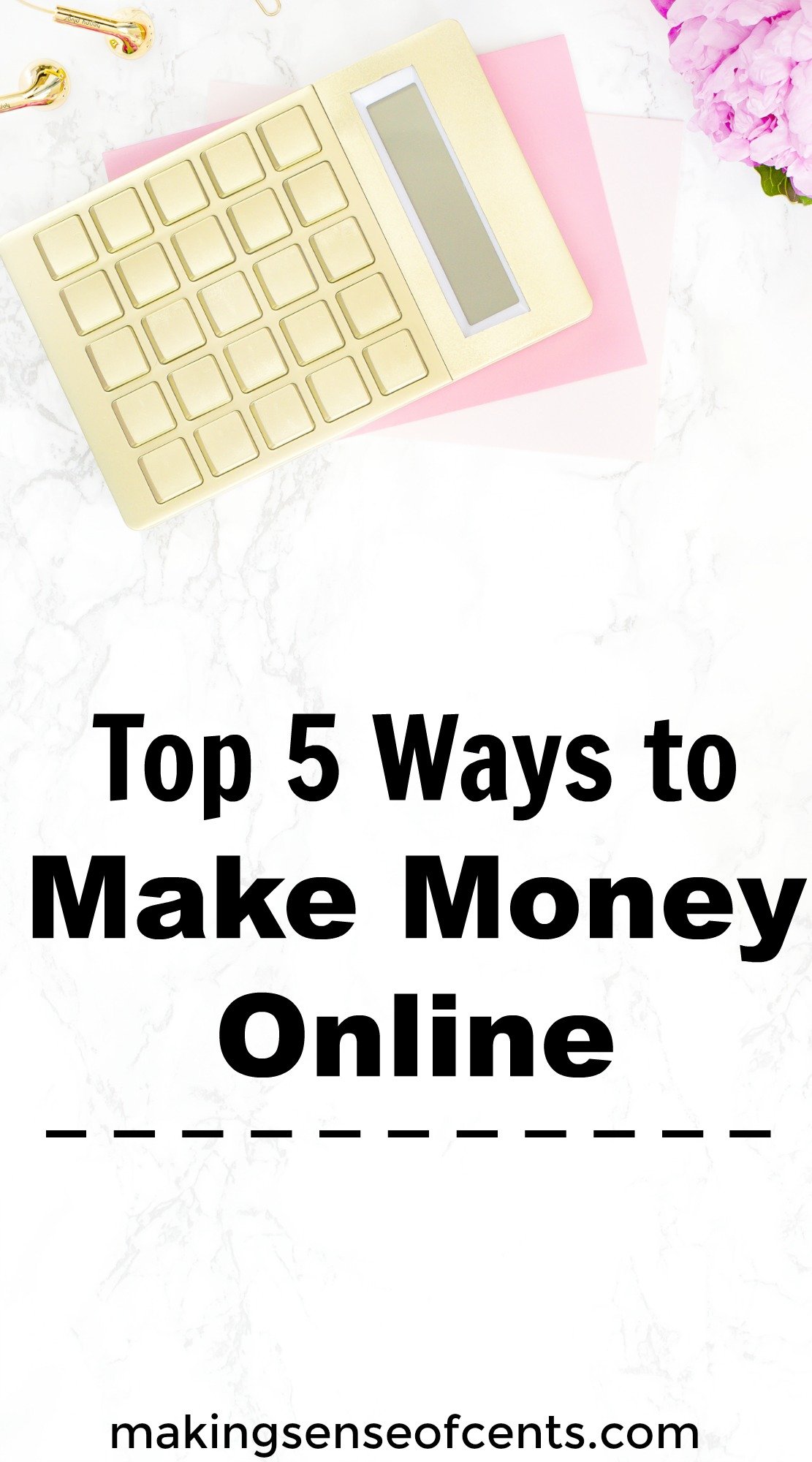 Check out this list of top 5 ways to make money online. This is a great list!