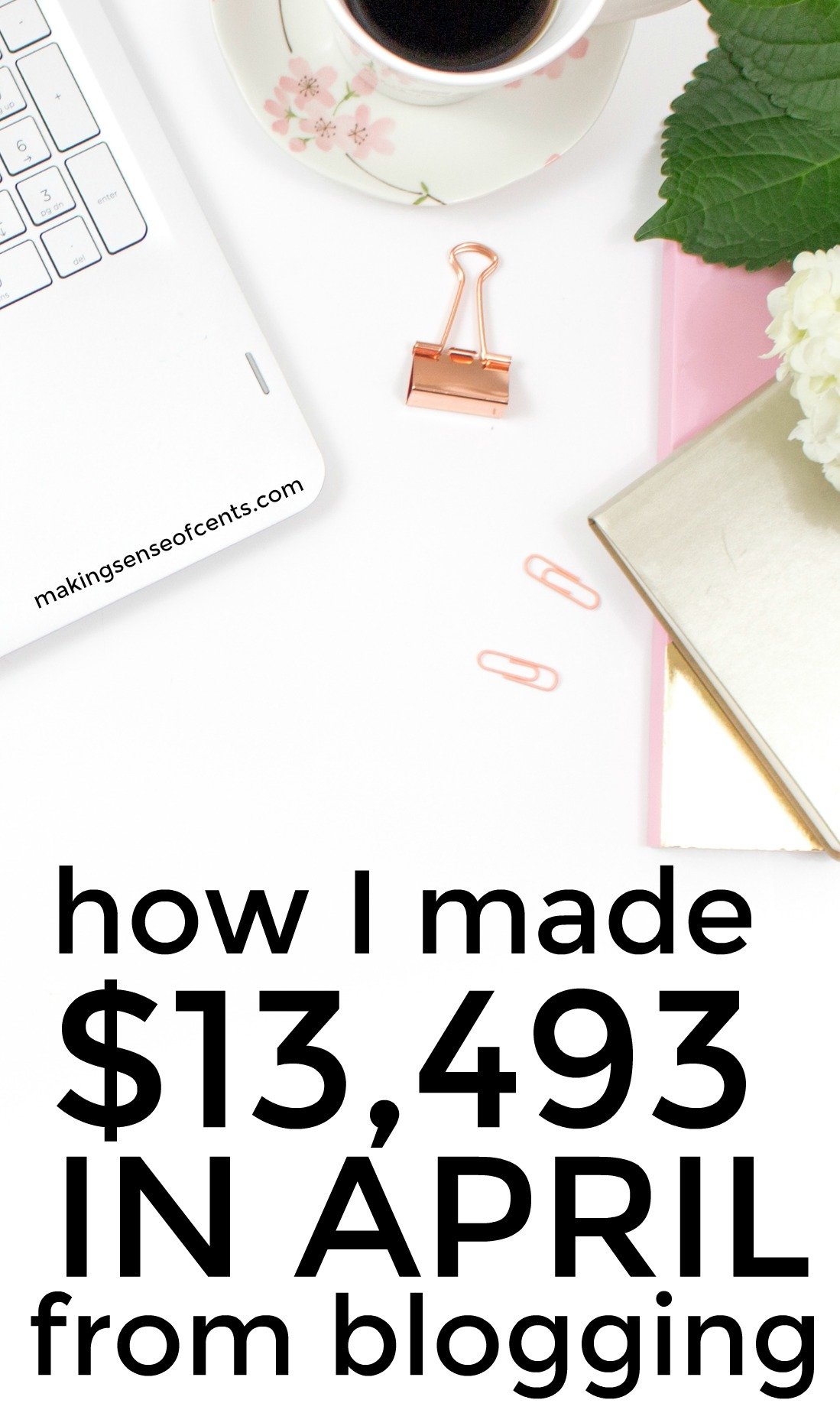 Find out how I made $13,493 from blogging and working at home.