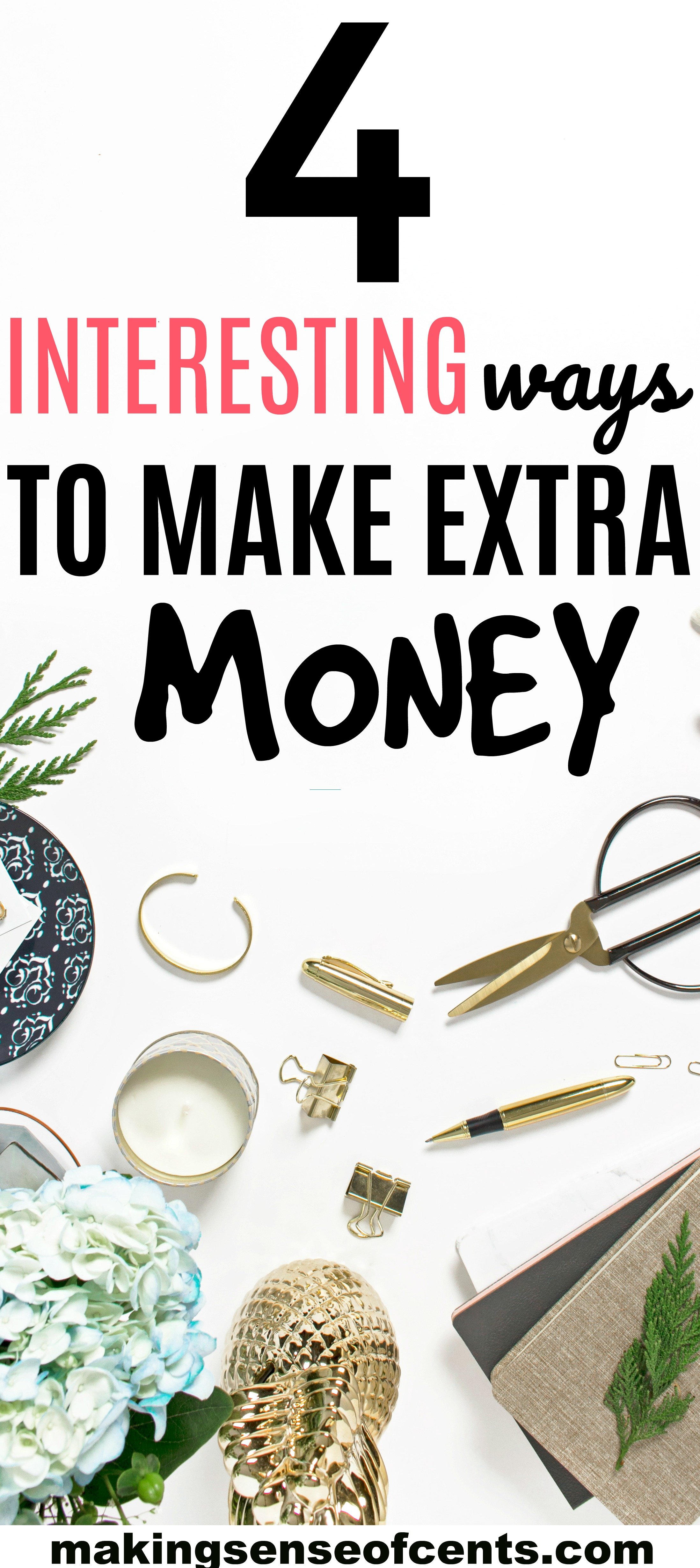 Check out this list of interesting ways to make money! #makemoney #makingmoney